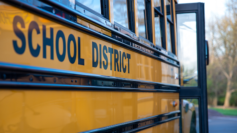 Image of a school bus with